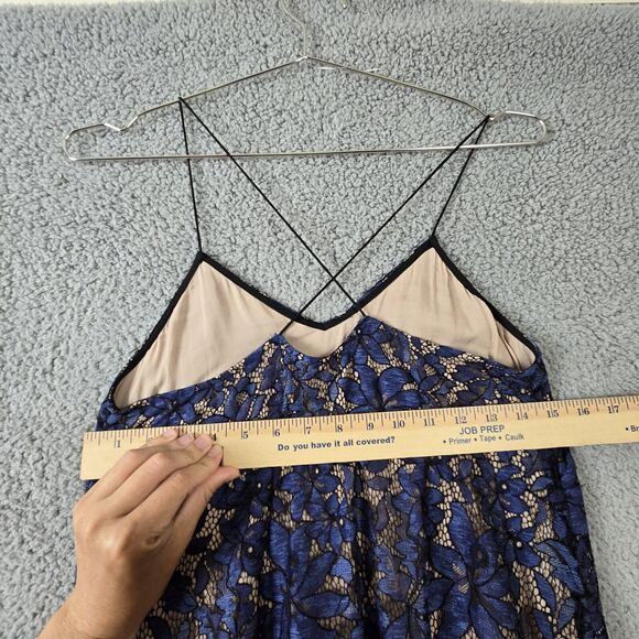 Moulinette Soeurs Anthropologie Size 0 Celestial Lace Maxi Dress Womens Ruffle - Picture 11 of 11